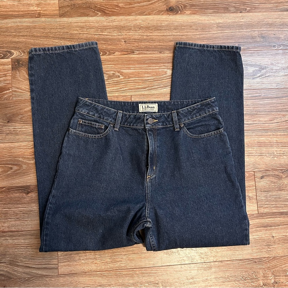 L.L. Bean Classic Fit Straight Jeans Size 12 Regualr